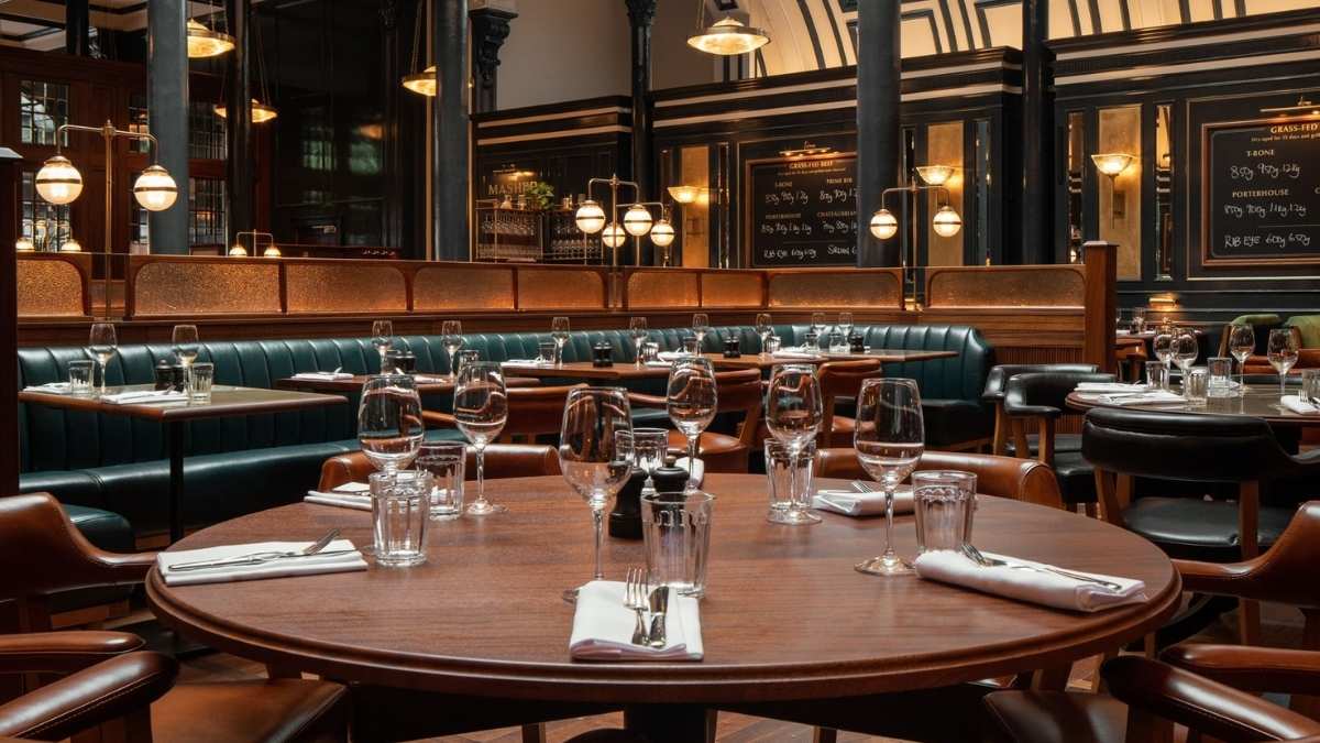 Hawksmoor Dublin Christmas dinner venue at College Green in Dublin 2