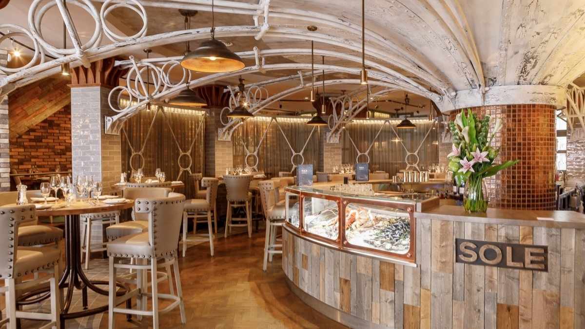 SOLE Seafood & Grill Christmas dinner venue in Dublin 2