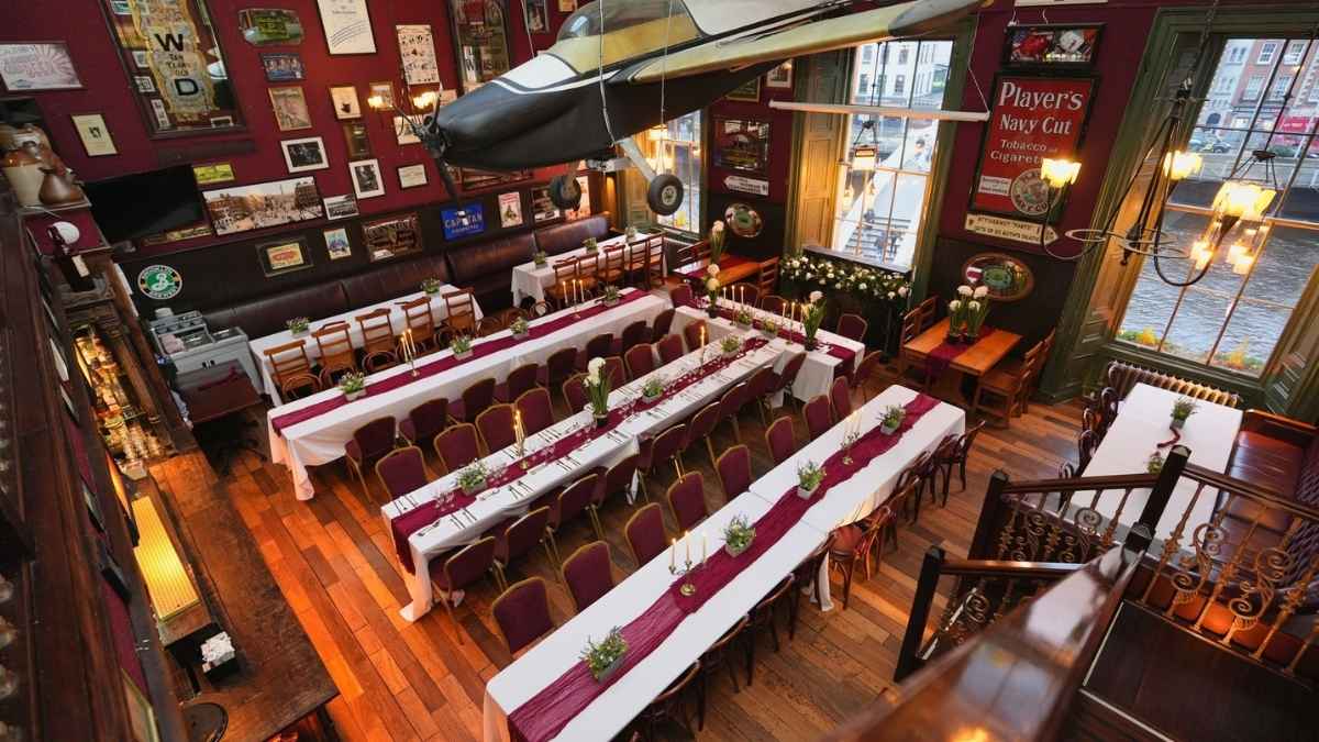 Merchant’s Arch private room - Christmas dinner venue in Temple Bar, Dublin 2