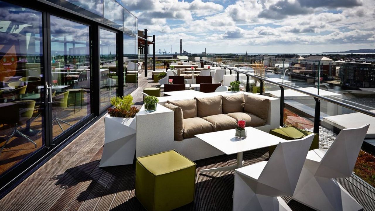 Corporate event venues in Dublin – rooftop terrace for networking events
