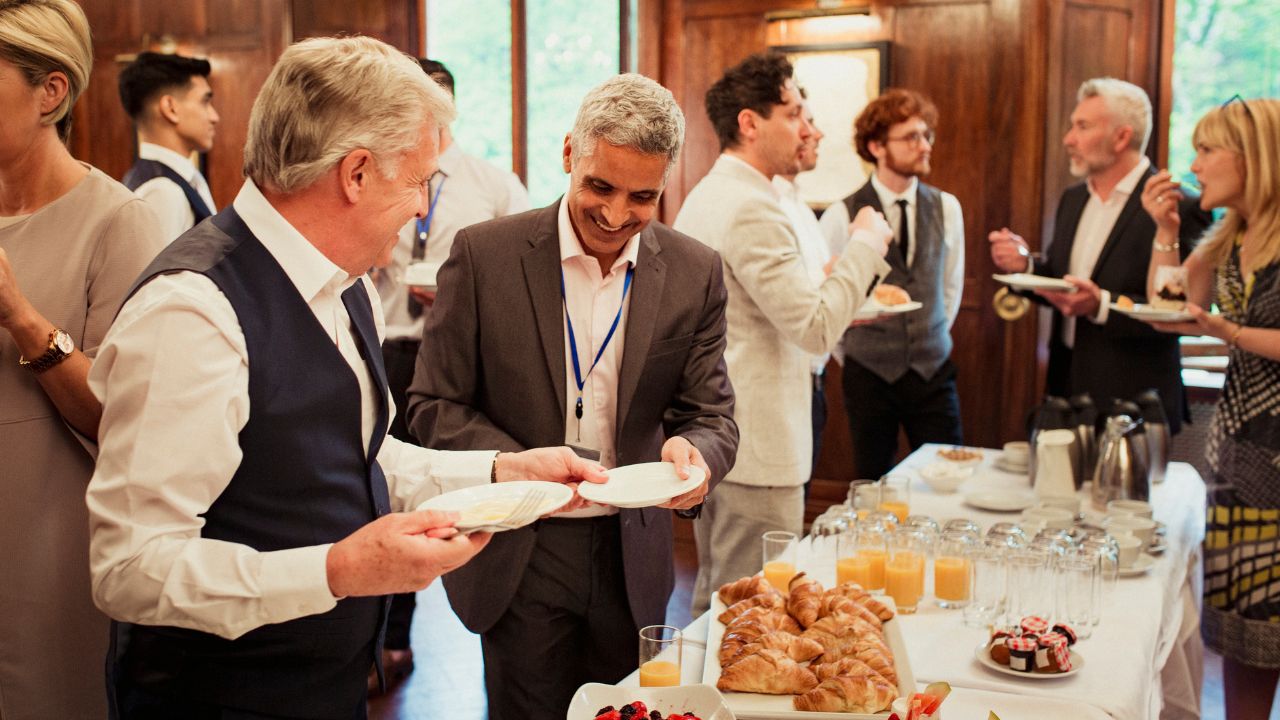 Corporate event venues in Dublin with catering and networking spaces