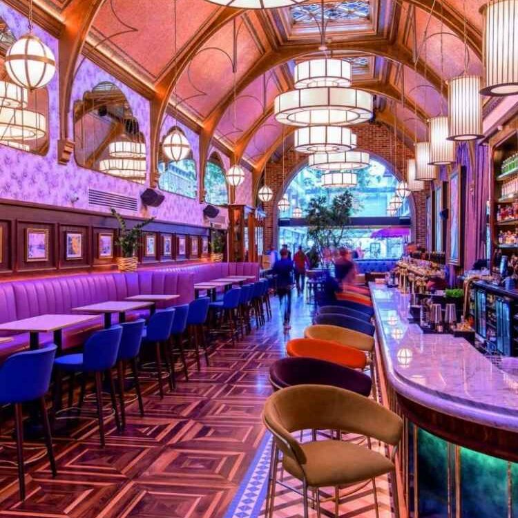 Café en Seine event space for a company Christmas party in Dublin