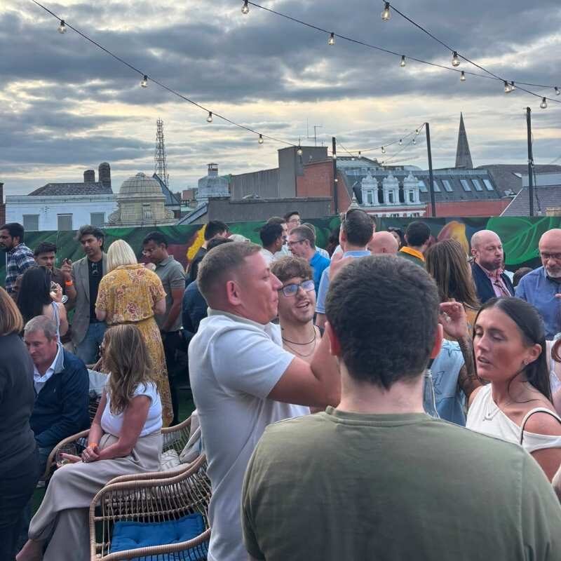 dublin rooftop venue hyde client interaction