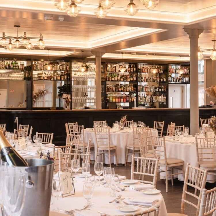 Fallon and Byrne event space for a company Christmas party in Dublin