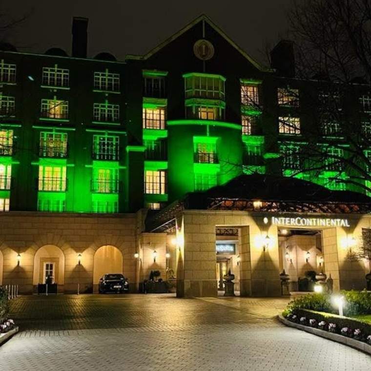 intercontinental dublin luxury gala dinner venue