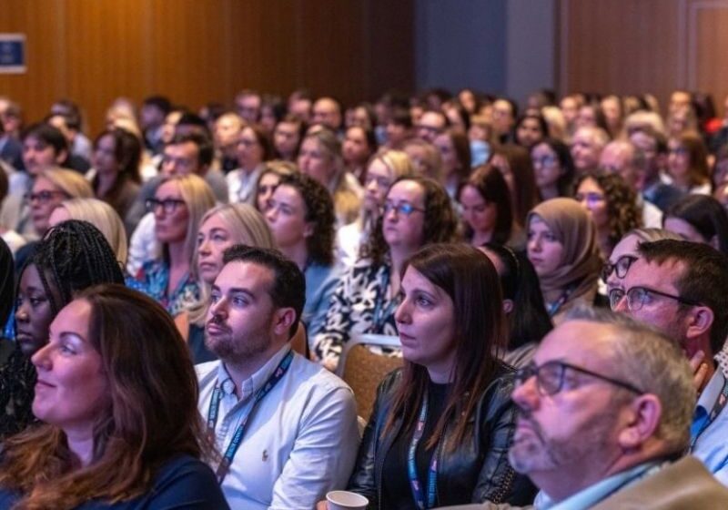 Conference and Corporate Event Stories showing a large business conference in Dublin